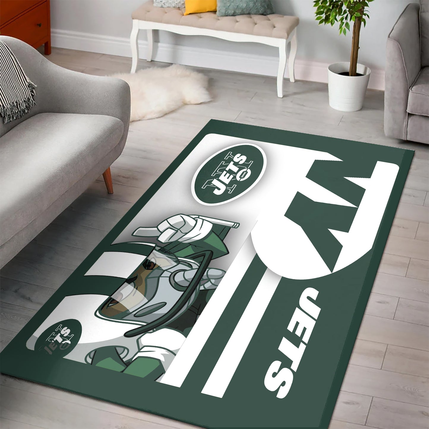 New York Jets Rectangle Rug BGRERUG167
