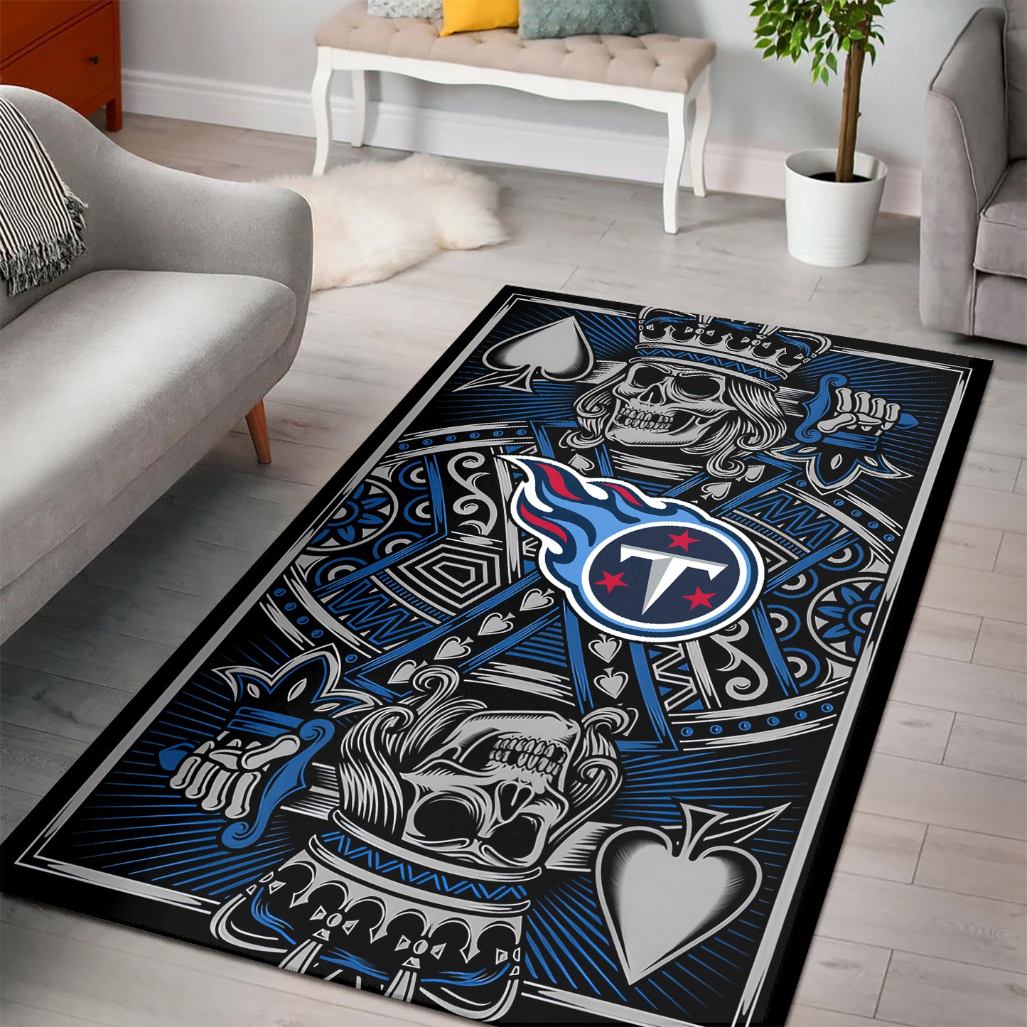 Tennessee Titans Rectangle Rug BGRERUG185