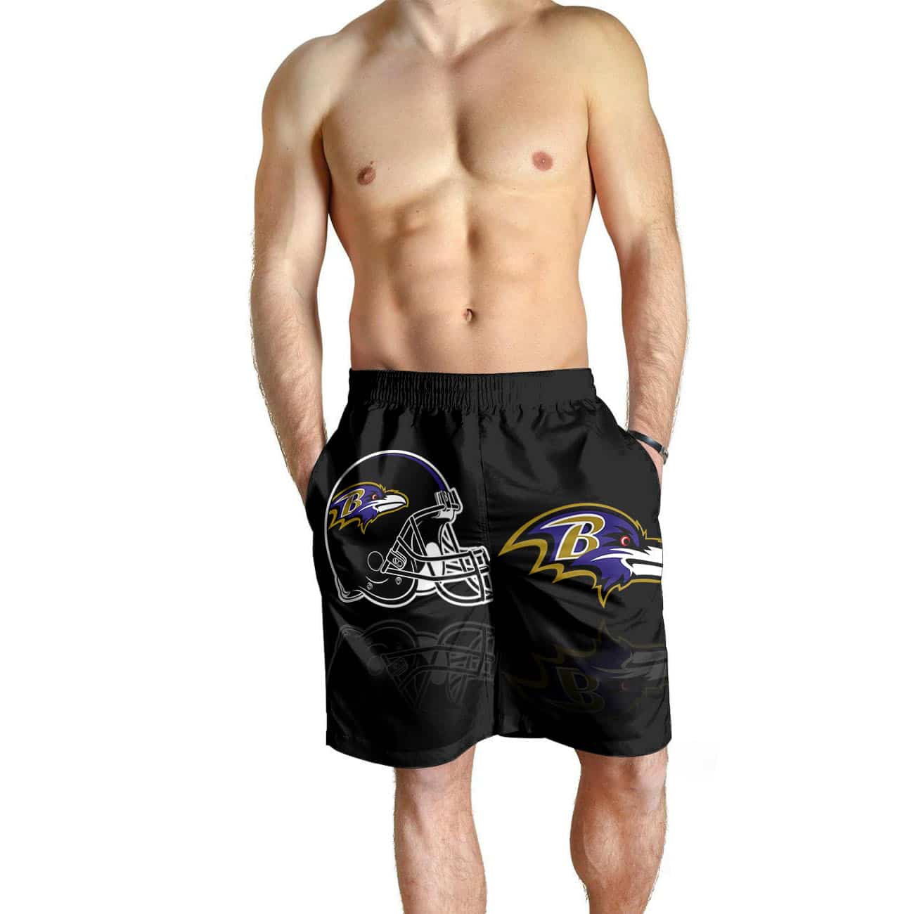 Baltimore Ravens Men shorts BG016
