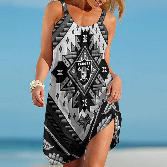 Las Vegas Raiders Beach Dress BG78