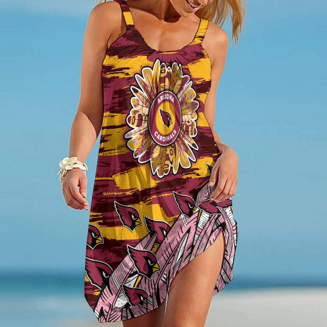 Arizona Cardinals Beach Dress BG220