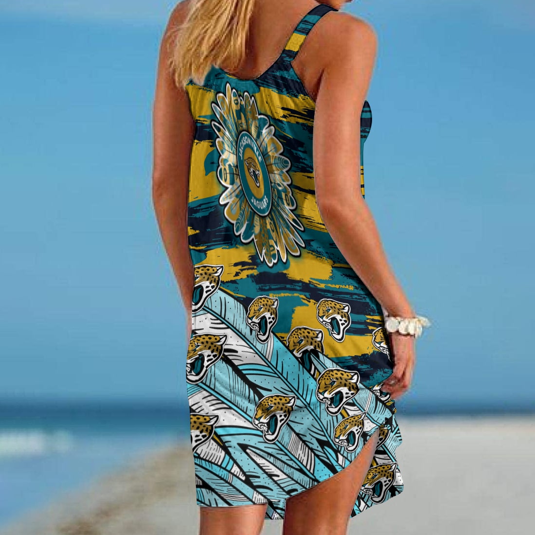 Jacksonville Jaguars Beach Dress BG222