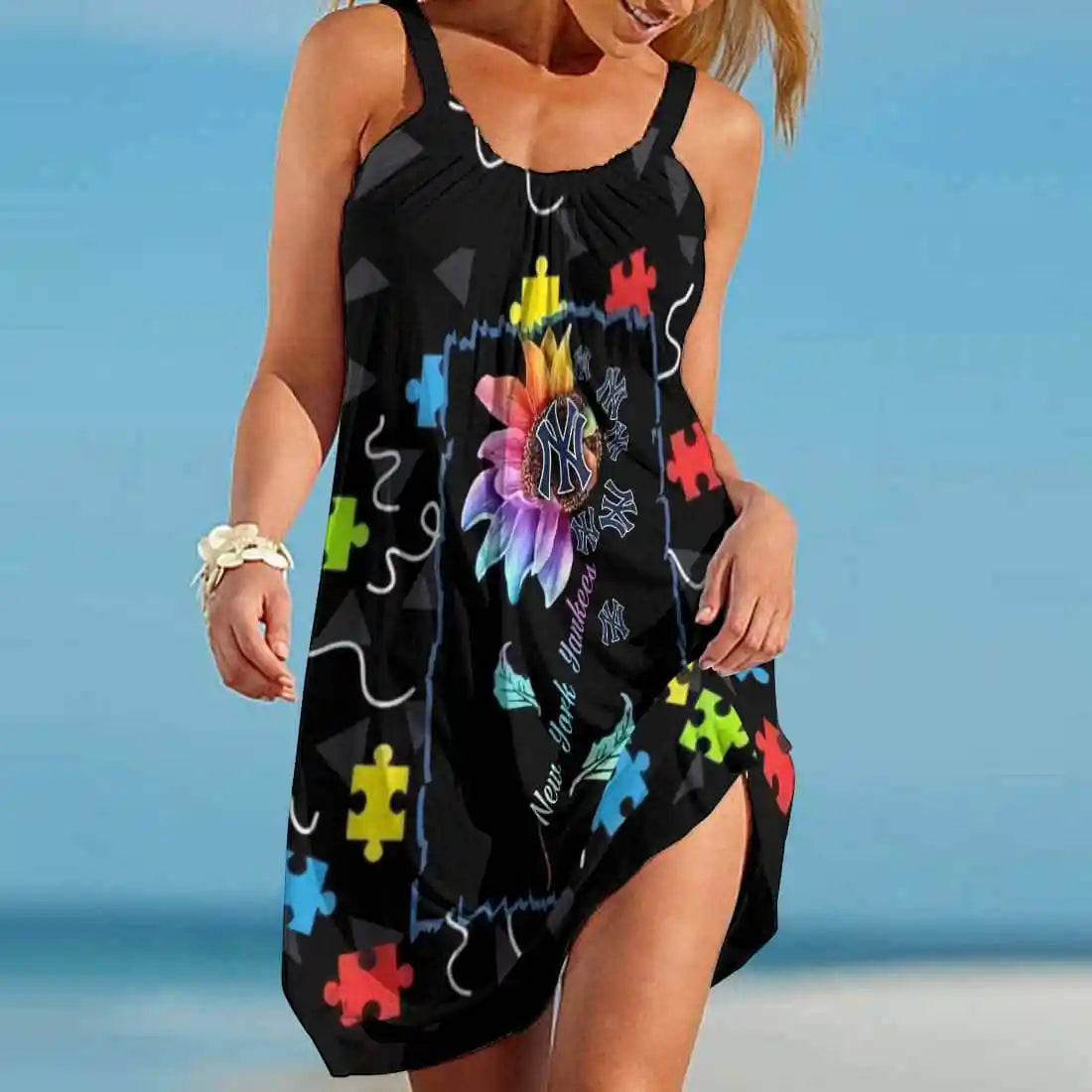 New York Yankees Beach Dress BG227