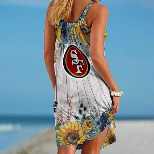 San Francisco 49ers Personalized Beach Dress BG235