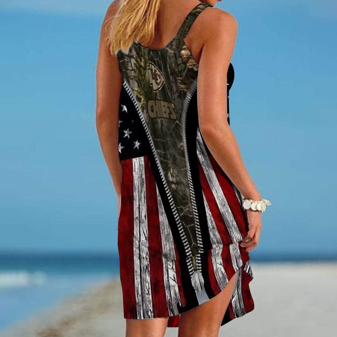 Kansas City Chiefs Beach Dress BG242