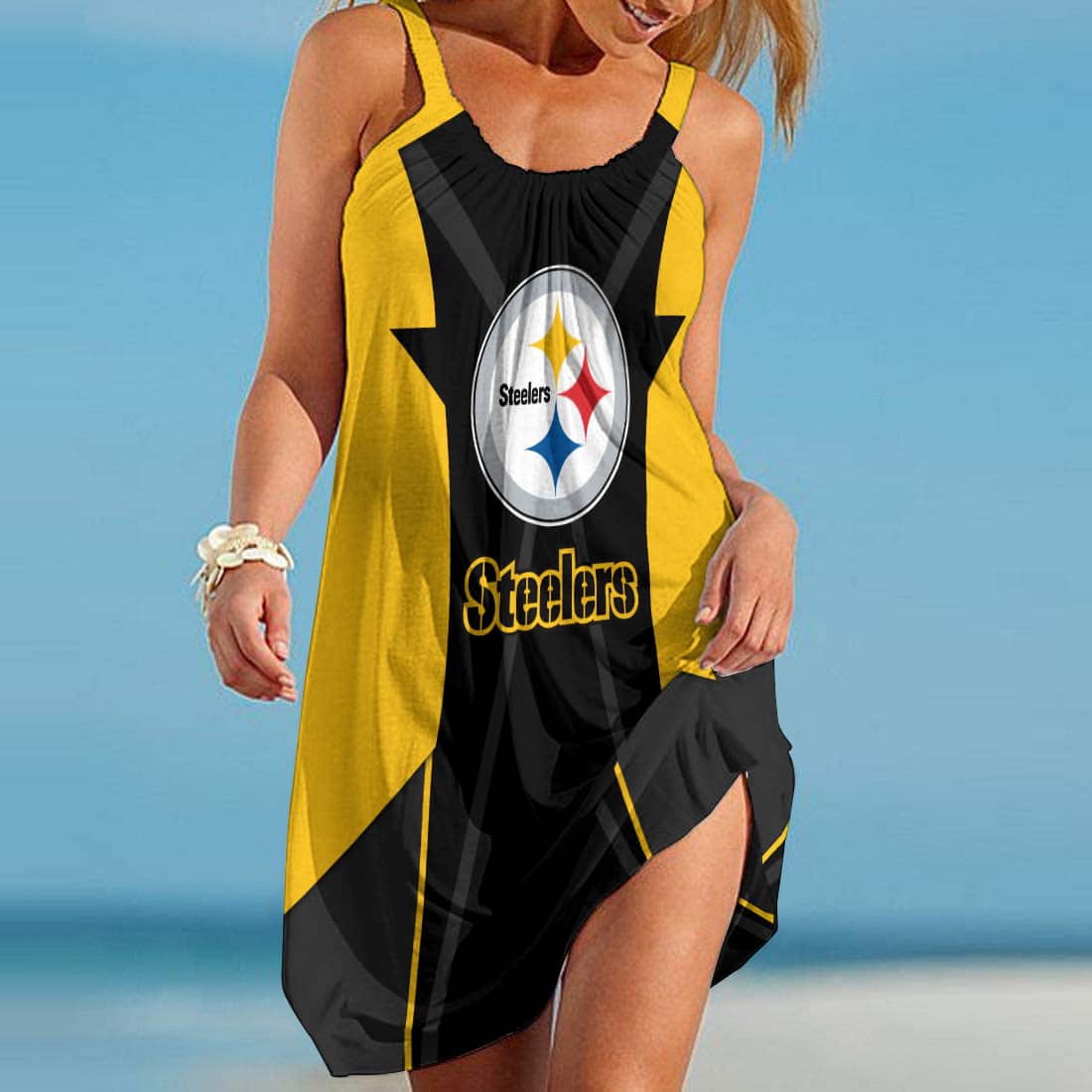 Pittsburgh Steelers Beach Dress BG362