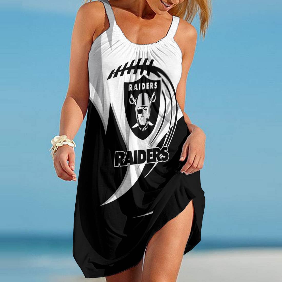 Las Vegas Raiders Beach Dress BG363