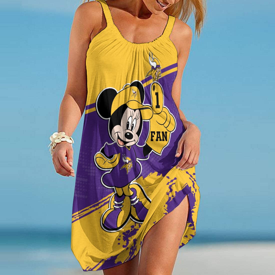 Minnesota Vikings Beach Dress BG389