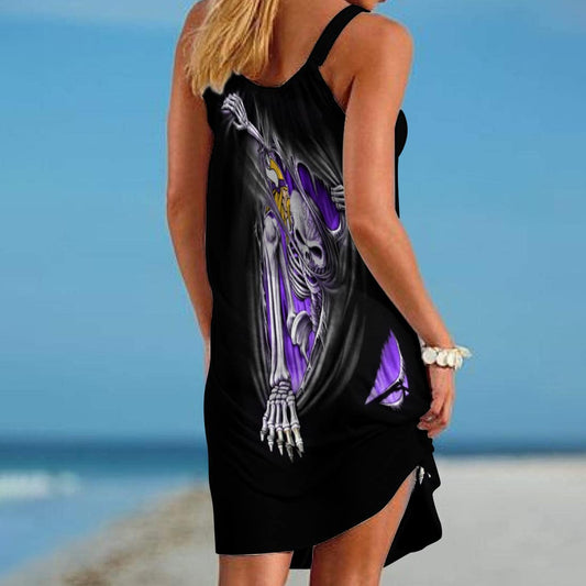 Minnesota Vikings Personalized Beach Dress BG393