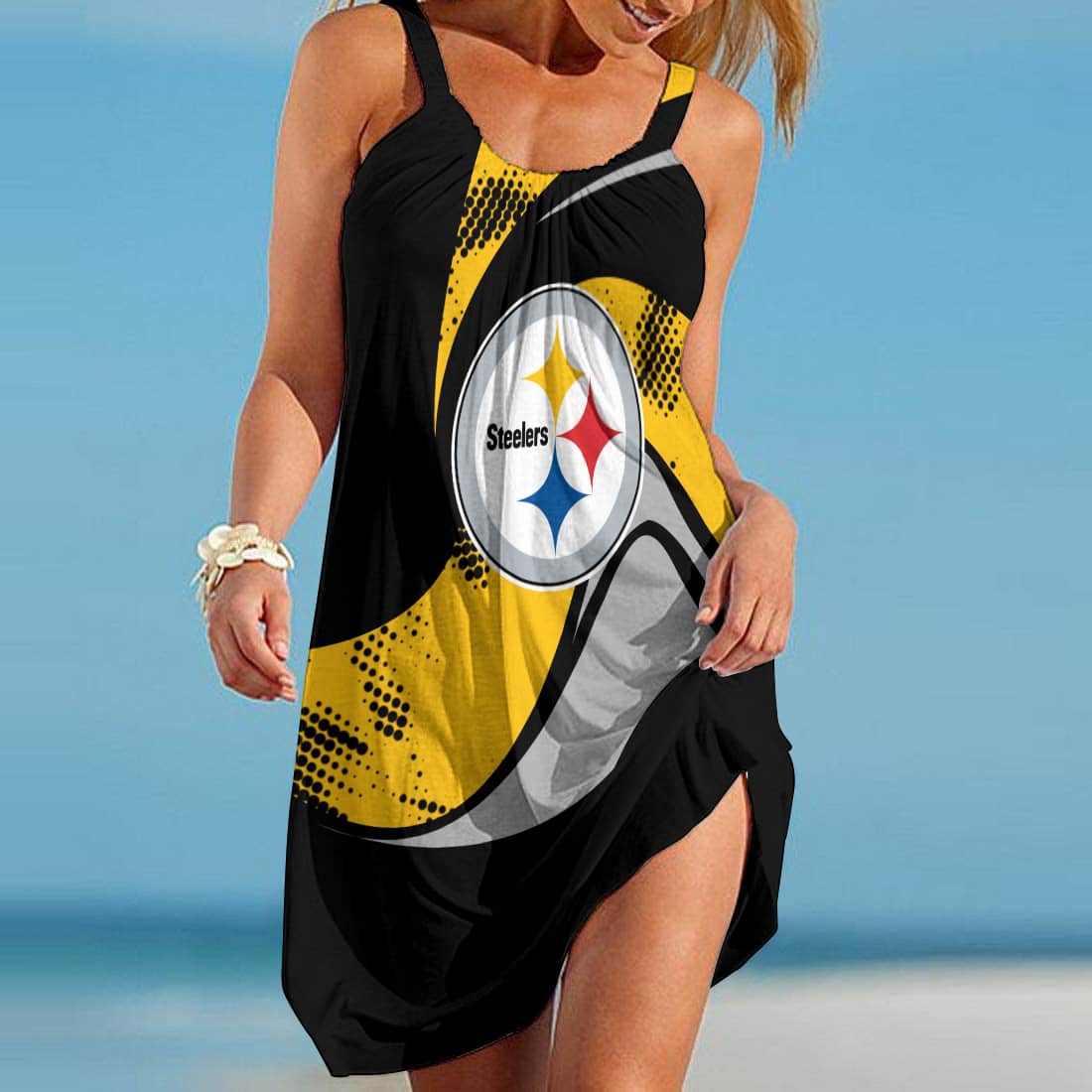Pittsburgh Steelers Beach Dress BG395