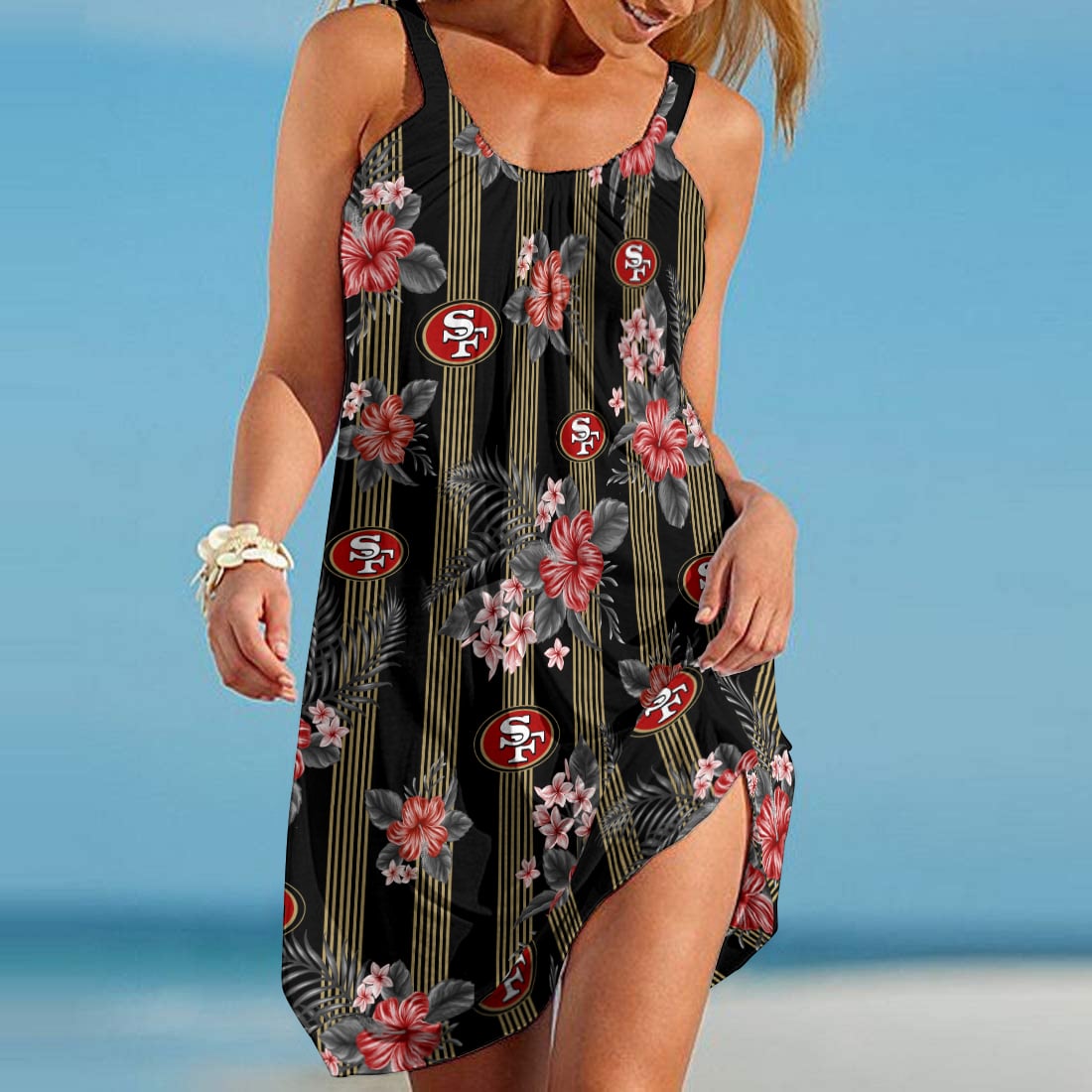 San Francisco 49ers Beach Dress BG404