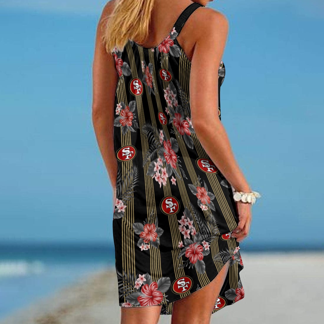 San Francisco 49ers Beach Dress BG404