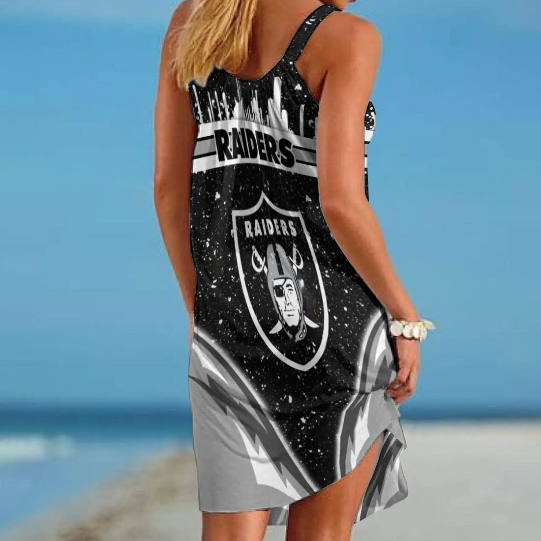 Las Vegas Raiders Beach Dress BG411