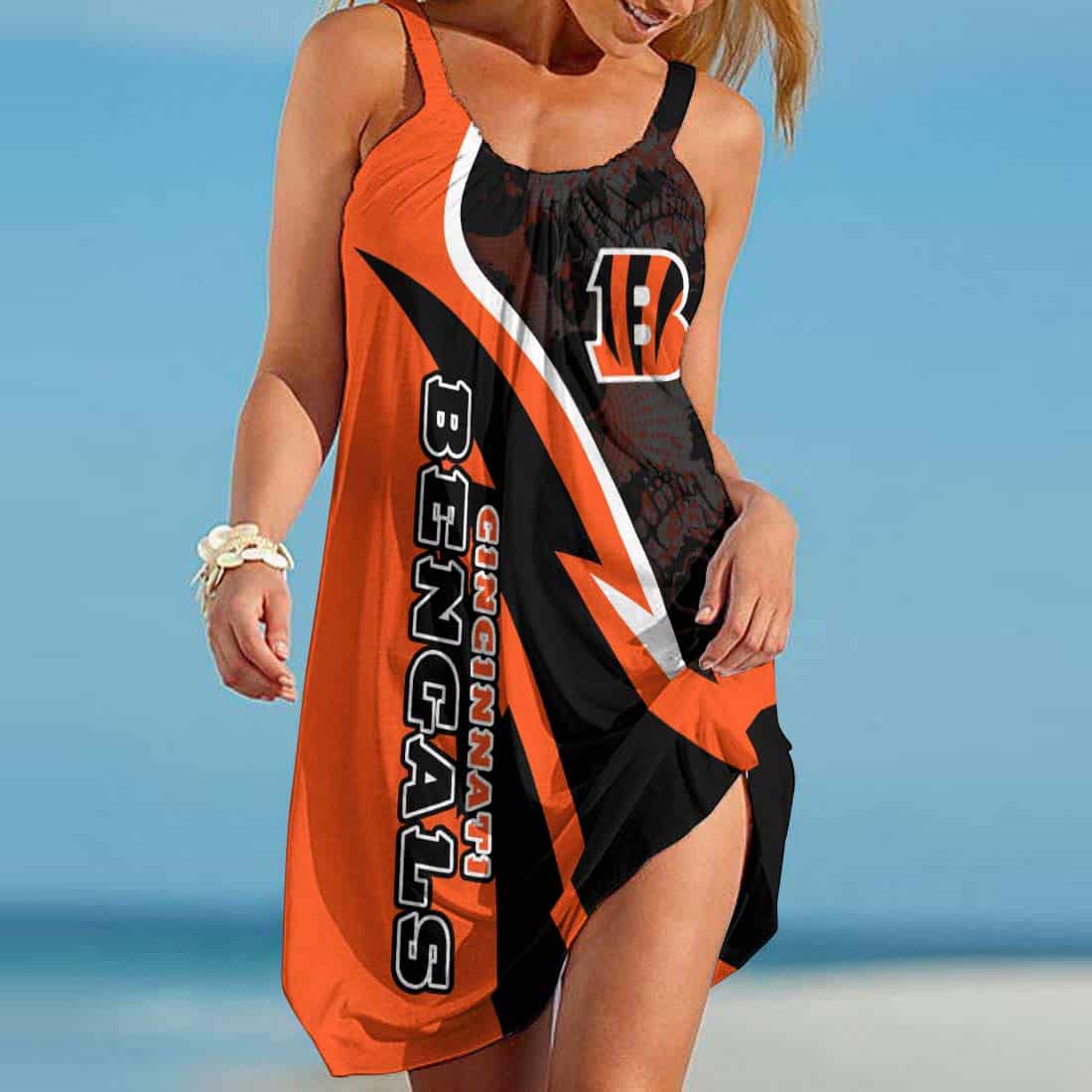 Cincinnati Bengals Beach Dress BG413