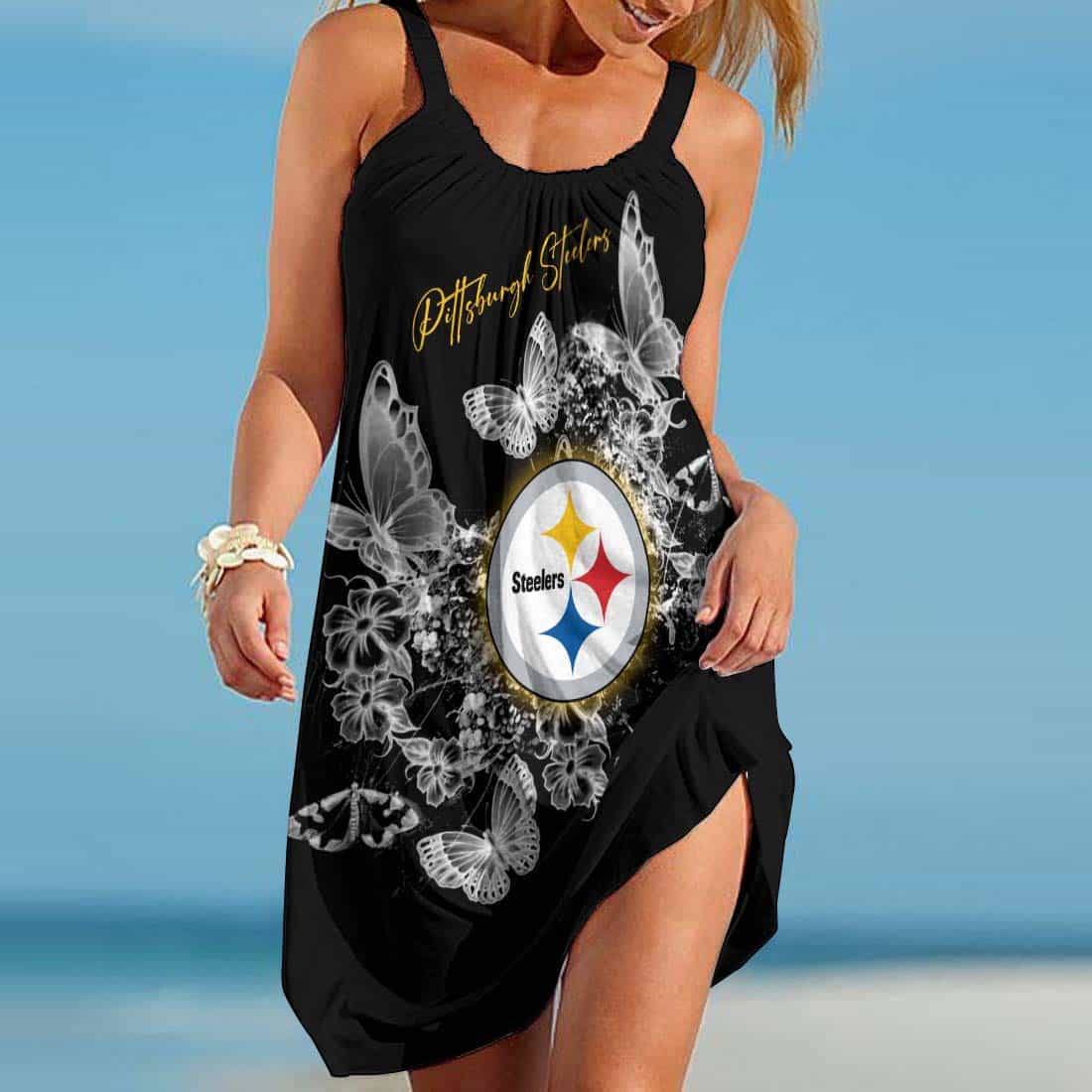 Pittsburgh Steelers Beach Dress BG418