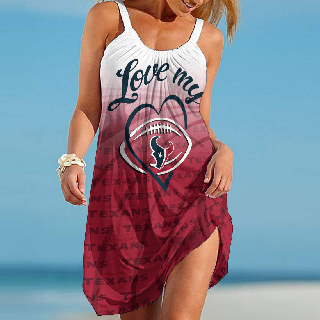 Houston Texans Beach Dress BG426