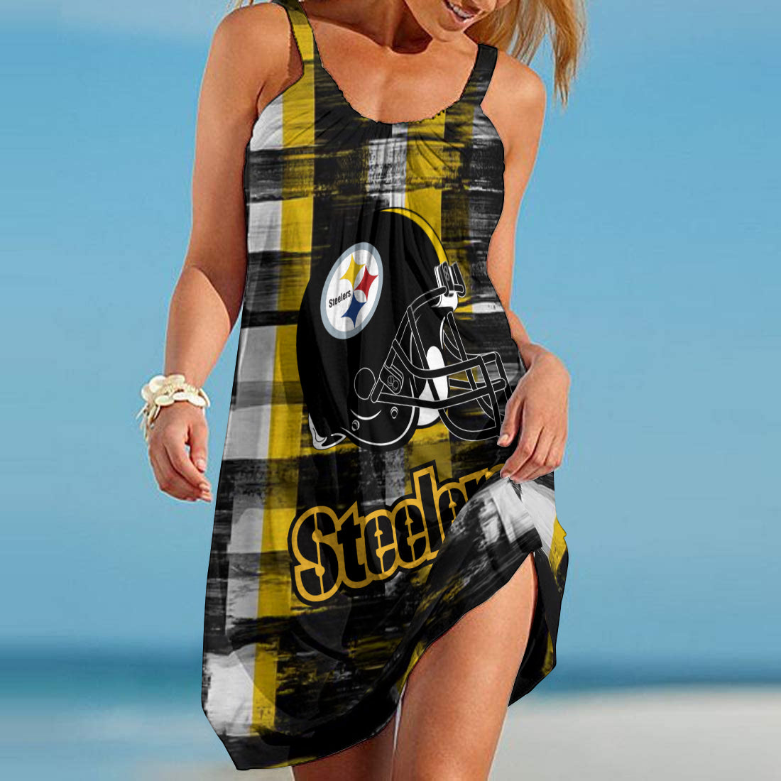 Pittsburgh Steelers Beach Dress BG429