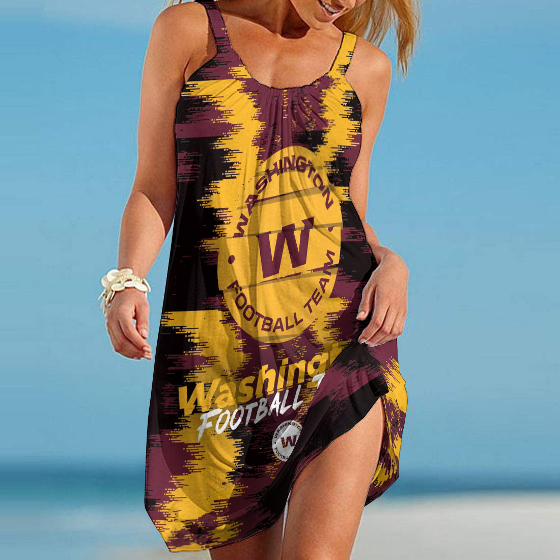 Washington Commanders Beach Dress BG430