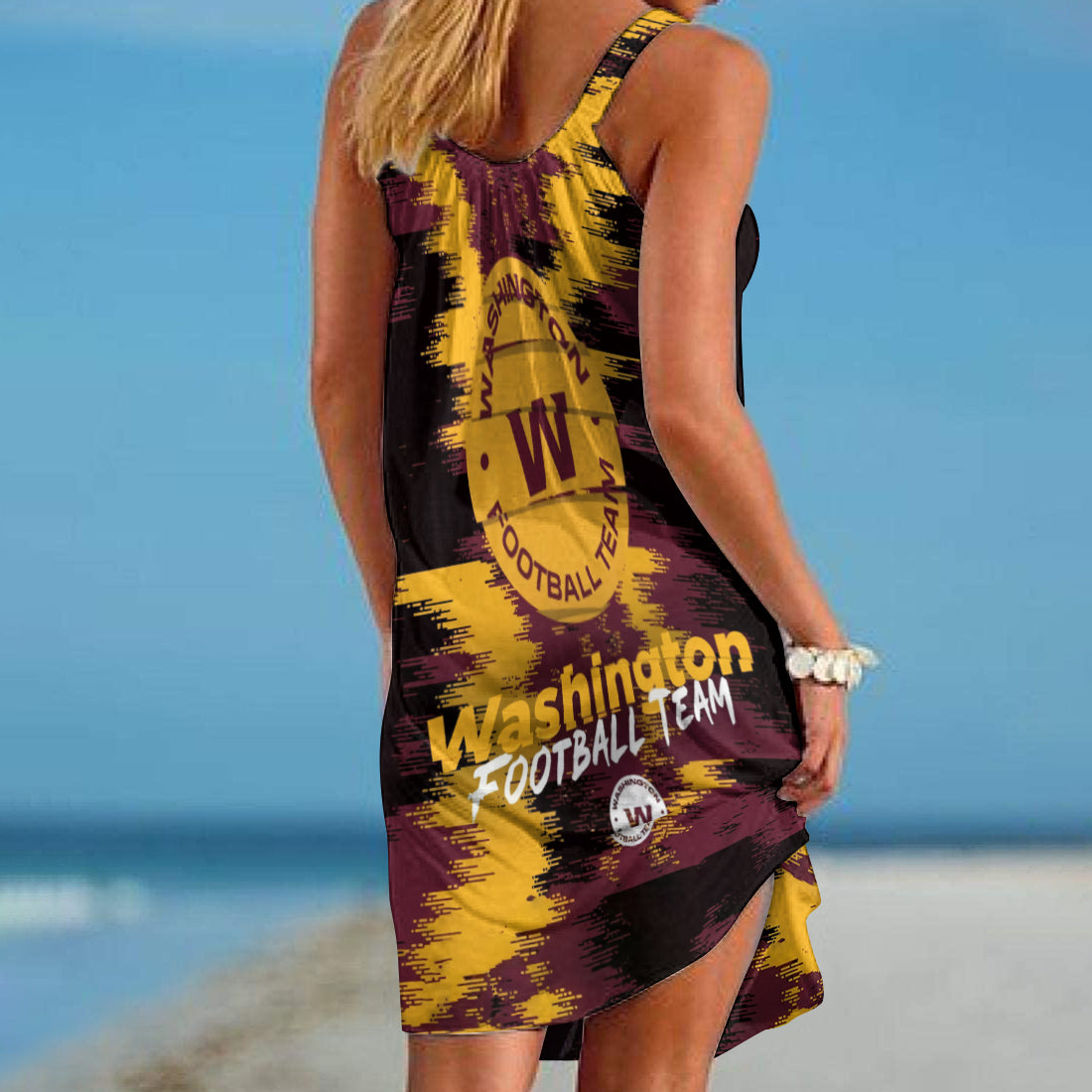 Washington Commanders Beach Dress BG430
