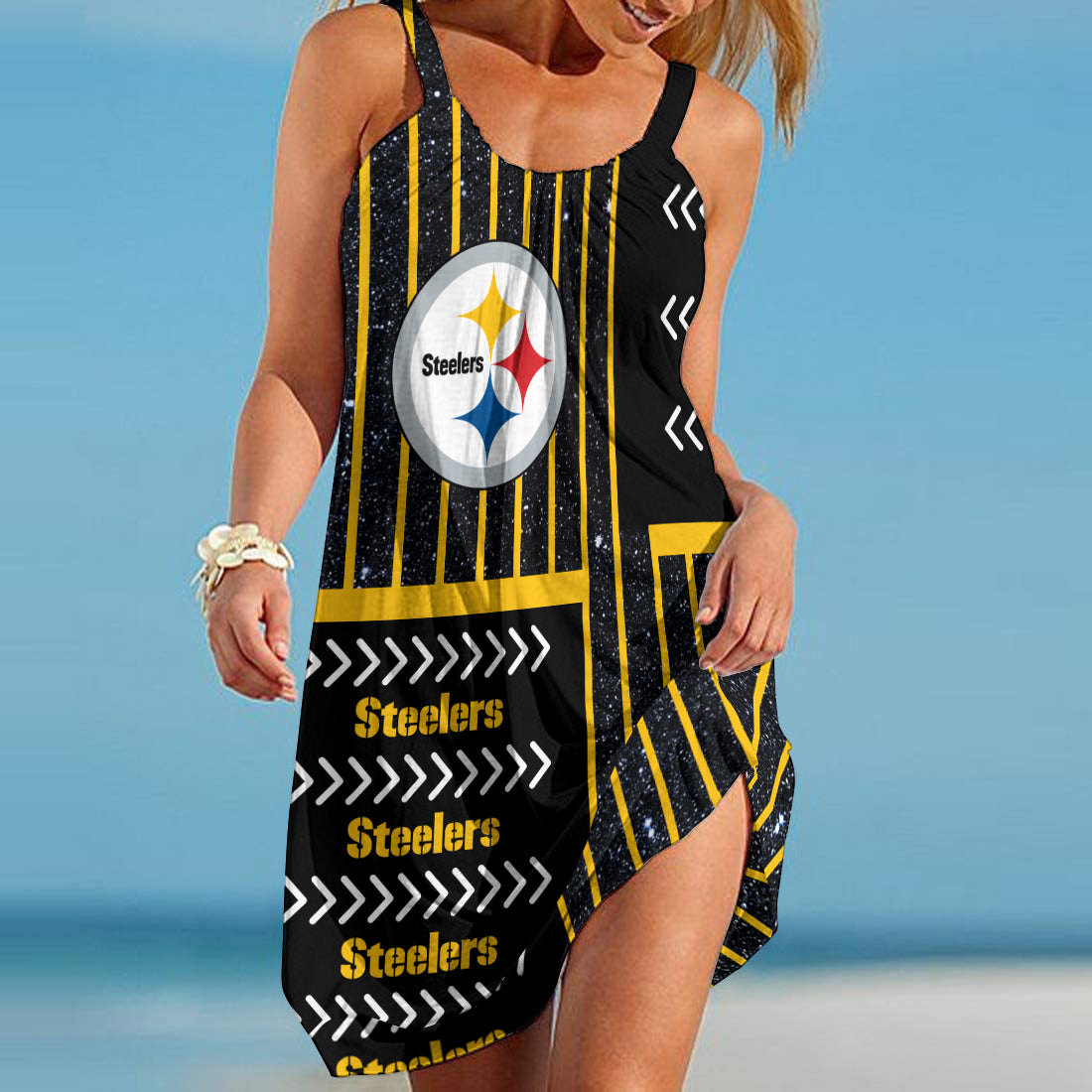 Pittsburgh Steelers Beach Dress BG432
