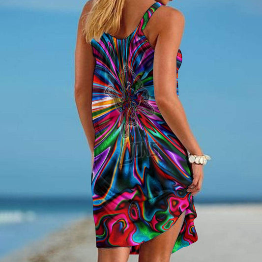 Detroit Lions Beach Dress BG436