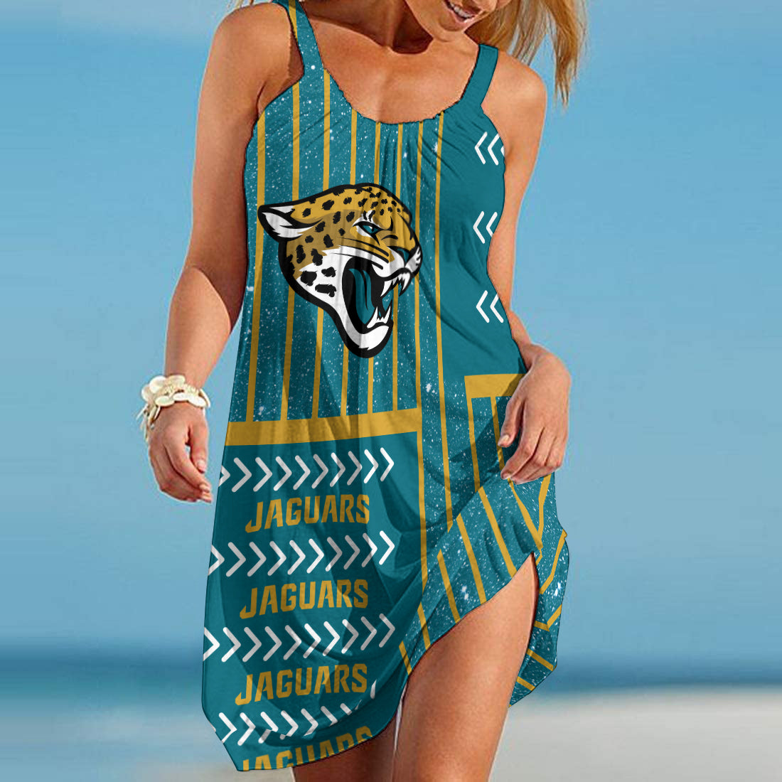 Jacksonville Jaguars Beach Dress BG441