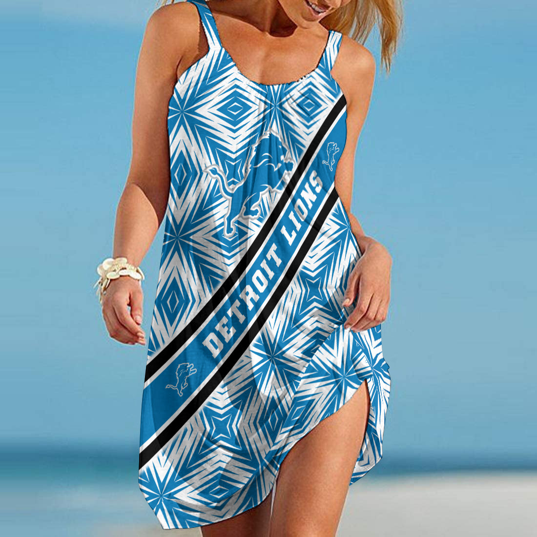 Detroit Lions Beach Dress BG446