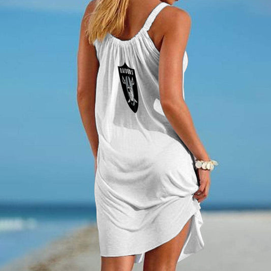 Las Vegas Raiders Beach Dress BGSLLBD457