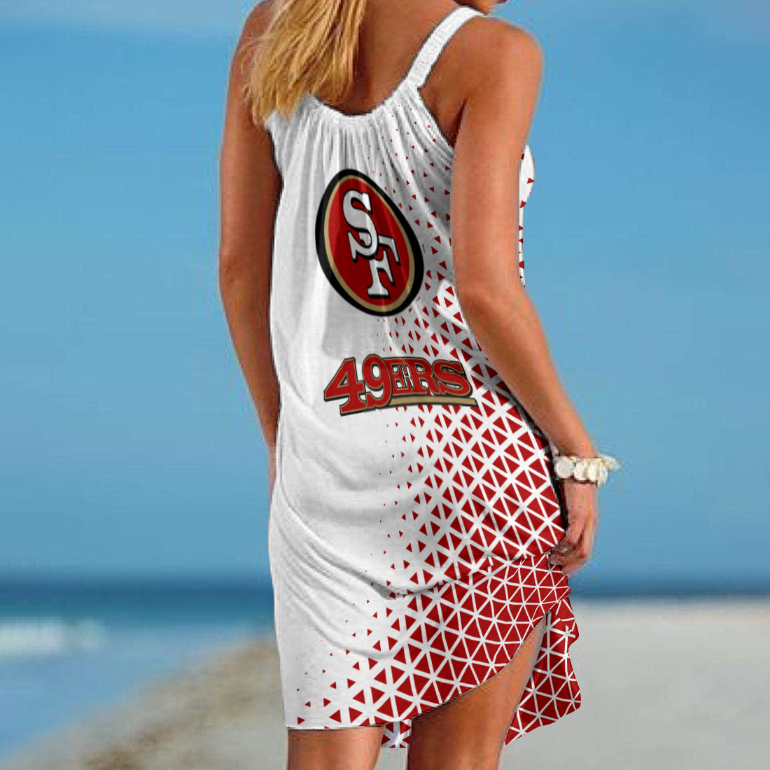 San Francisco 49ers Beach Dress BGSLLBD465