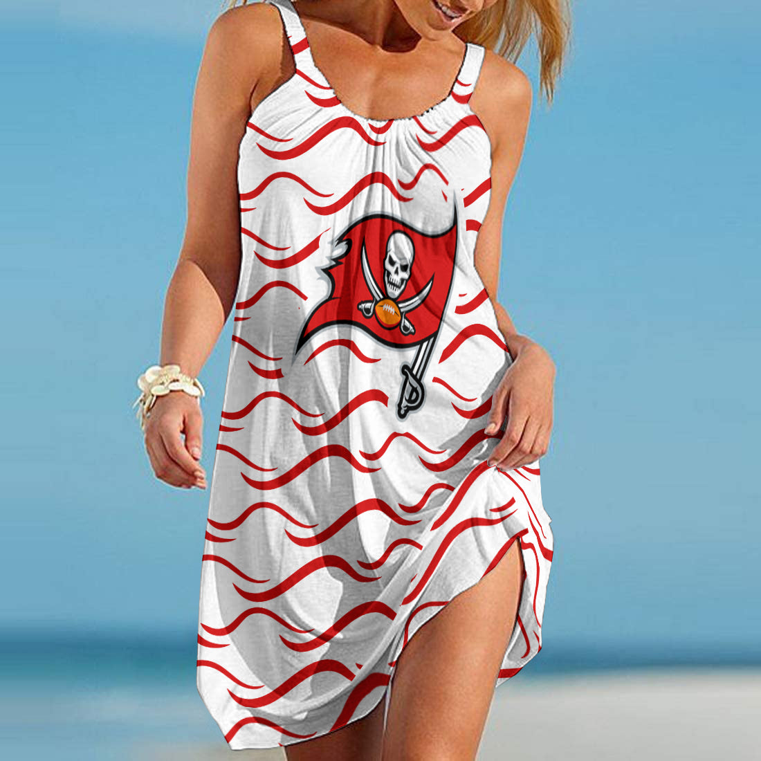 Tampa Bay Buccaneers Beach Dress BGSLLBD466