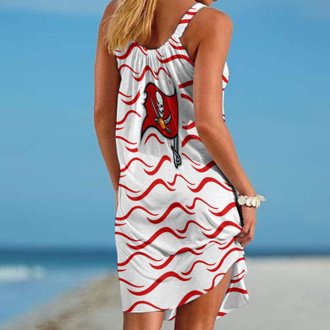 Tampa Bay Buccaneers Beach Dress BGSLLBD466
