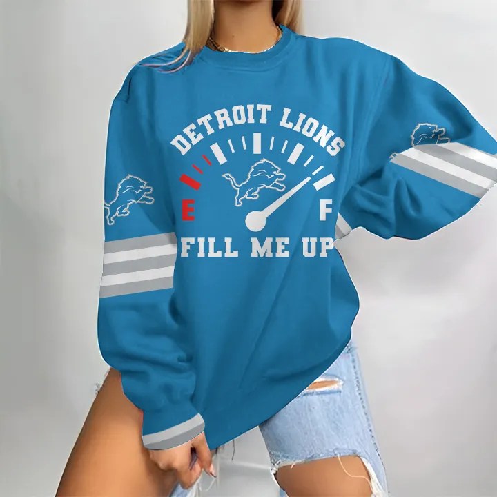 Detroit Lions Round Neck Sweatshirt BG27
