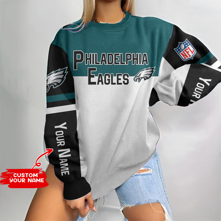 Philadelphia Eagles Personalized Round Neck Sweatshirt BG48