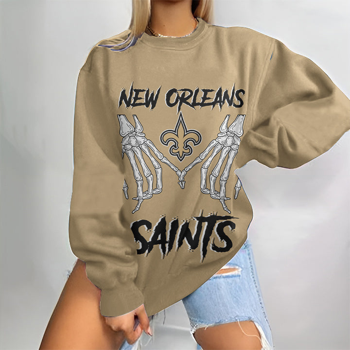 New Orleans Saints Round Neck Sweatshirt BG53