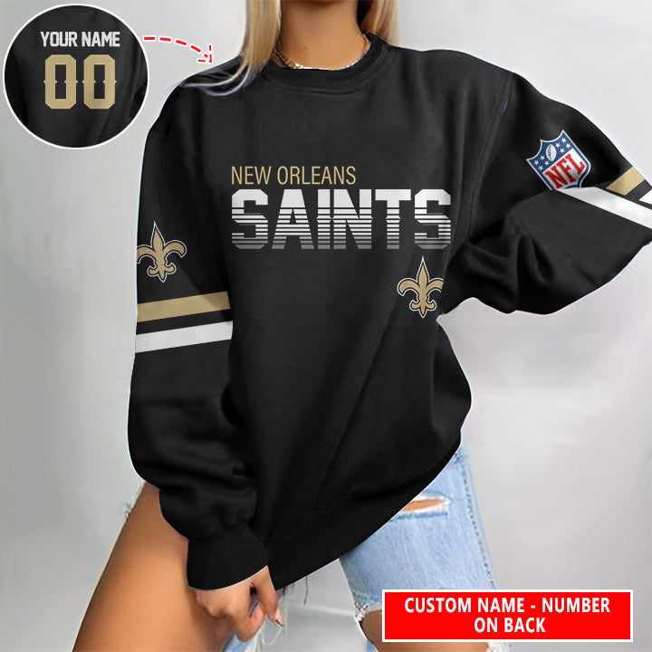 New Orleans Saints Personalized Round Neck Sweatshirt BG61