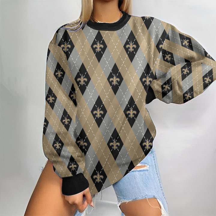 New Orleans Saints Round Neck Sweatshirt BG72