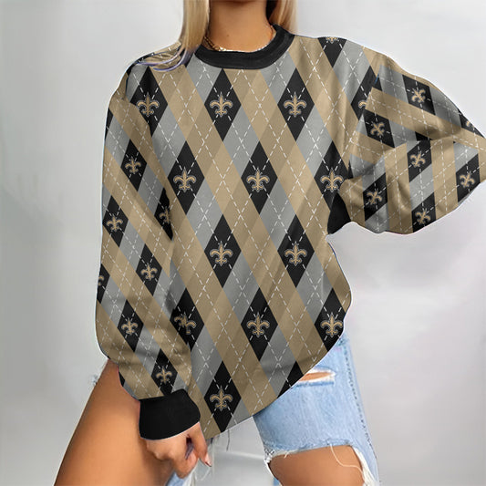 New Orleans Saints Round Neck Sweatshirt BG72