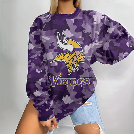 Minnesota Vikings Round Neck Sweatshirt BG76