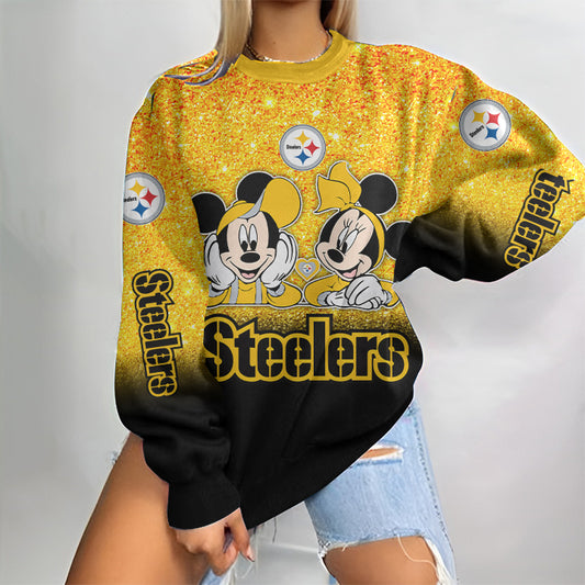 Pittsburgh Steelers Personalized Christmas Round Neck Sweatshirt BGSW085