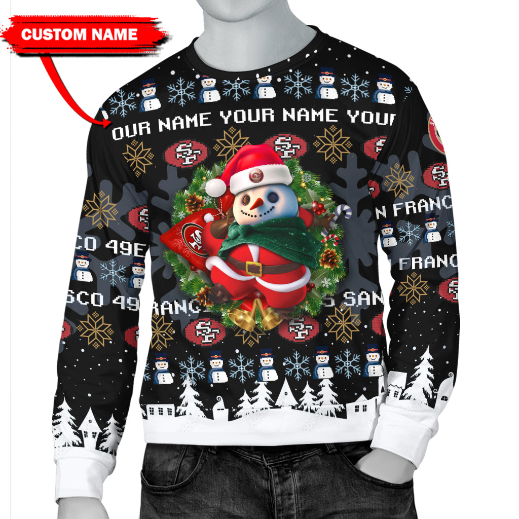 San Francisco 49ers Personalized Woolen Sweater BG72