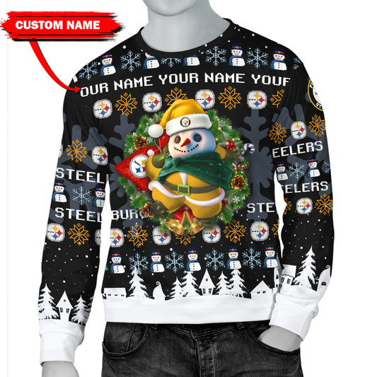 Pittsburgh Steelers Personalized Woolen Sweater BG73