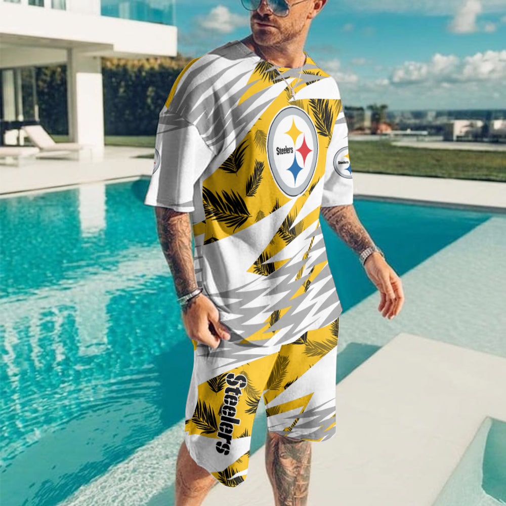Pittsburgh Steelers T-shirt and Shorts BG476