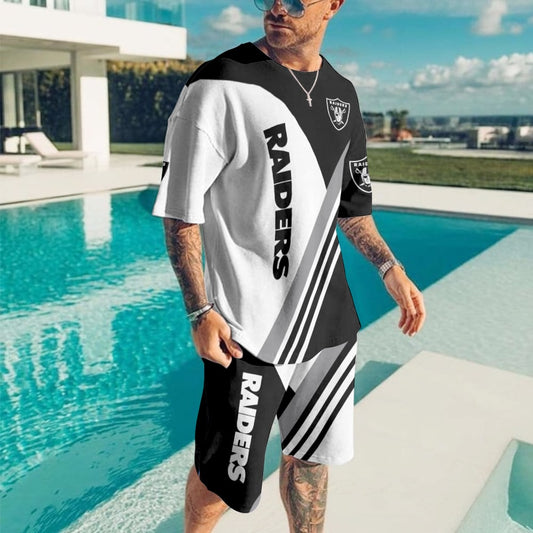 Las Vegas Raiders T-shirt and Shorts BG477