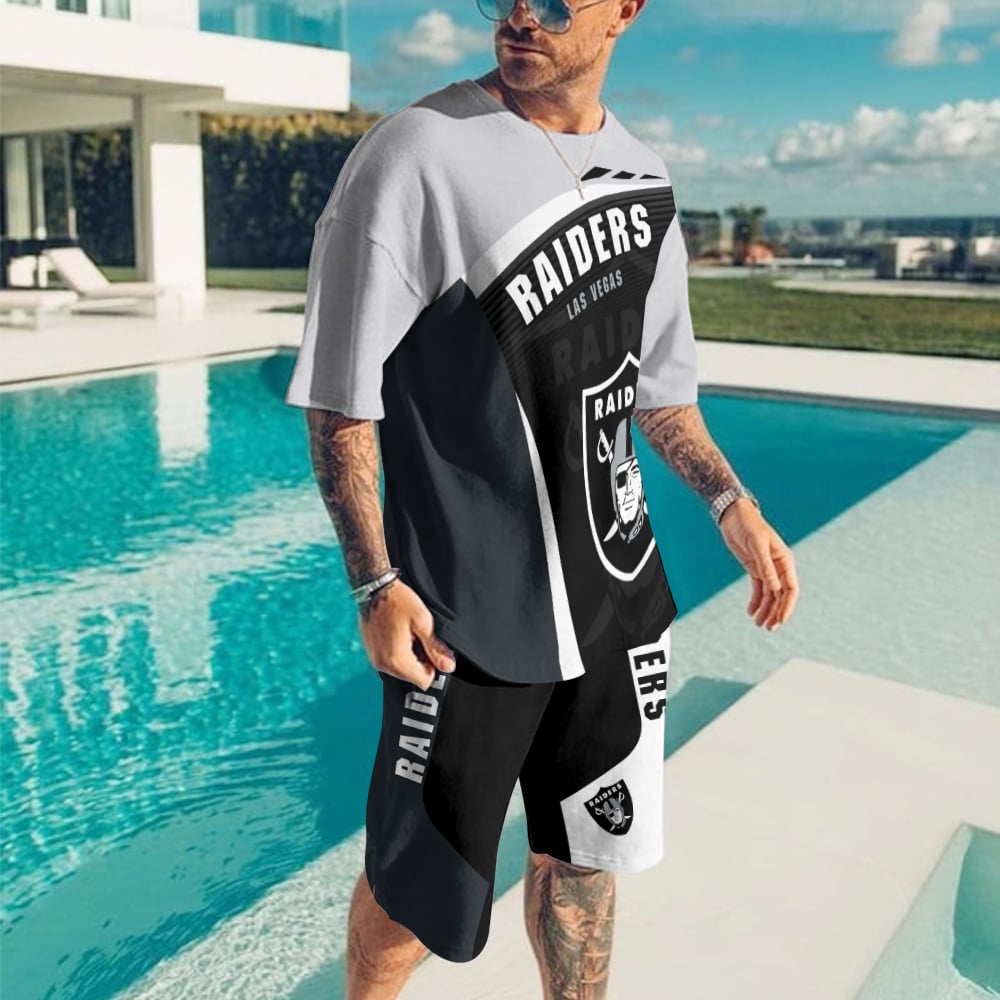 Las Vegas Raiders T-shirt and Shorts BG505