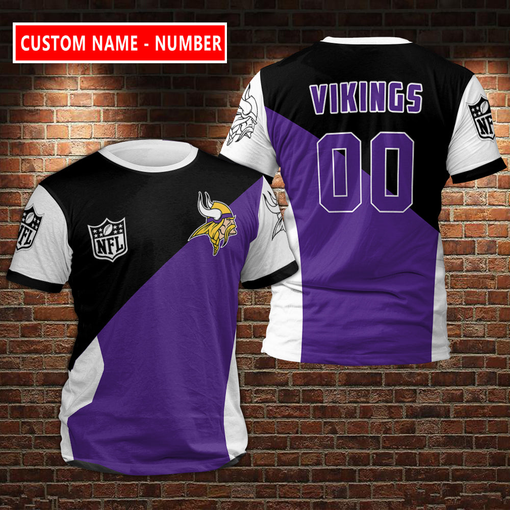 Minnesota Vikings Personalized T-Shirt BGTS608