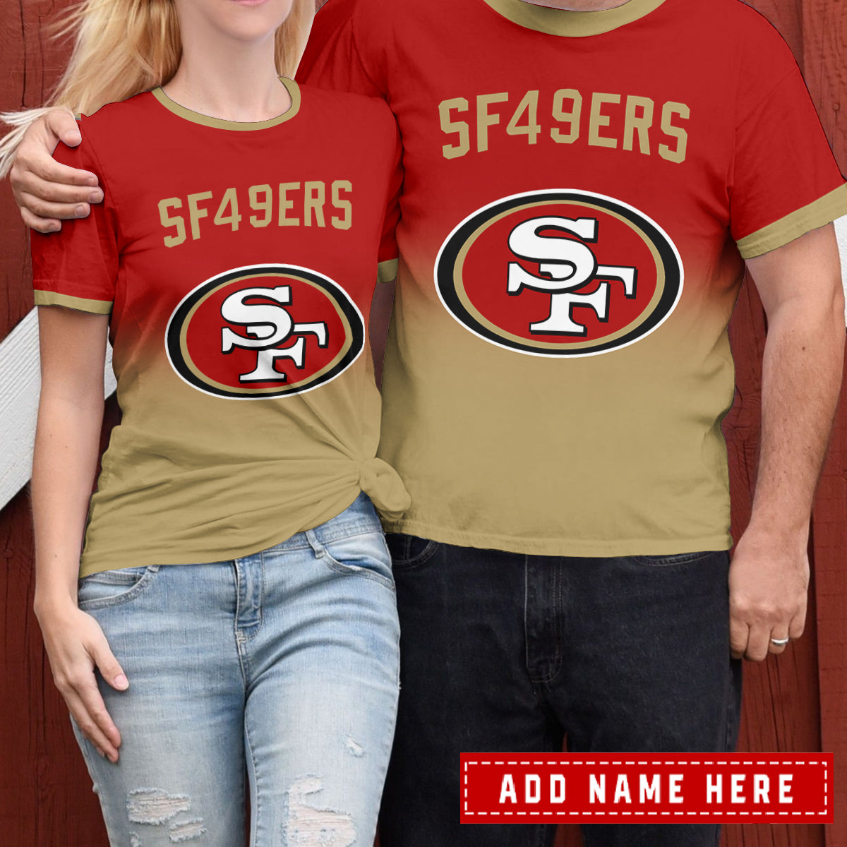 San Francisco 49ers Personalized T-Shirt BGTS652