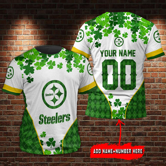 Pittsburgh Steelers Personalized Saint Patrick’s Day T-Shirt BGTS669