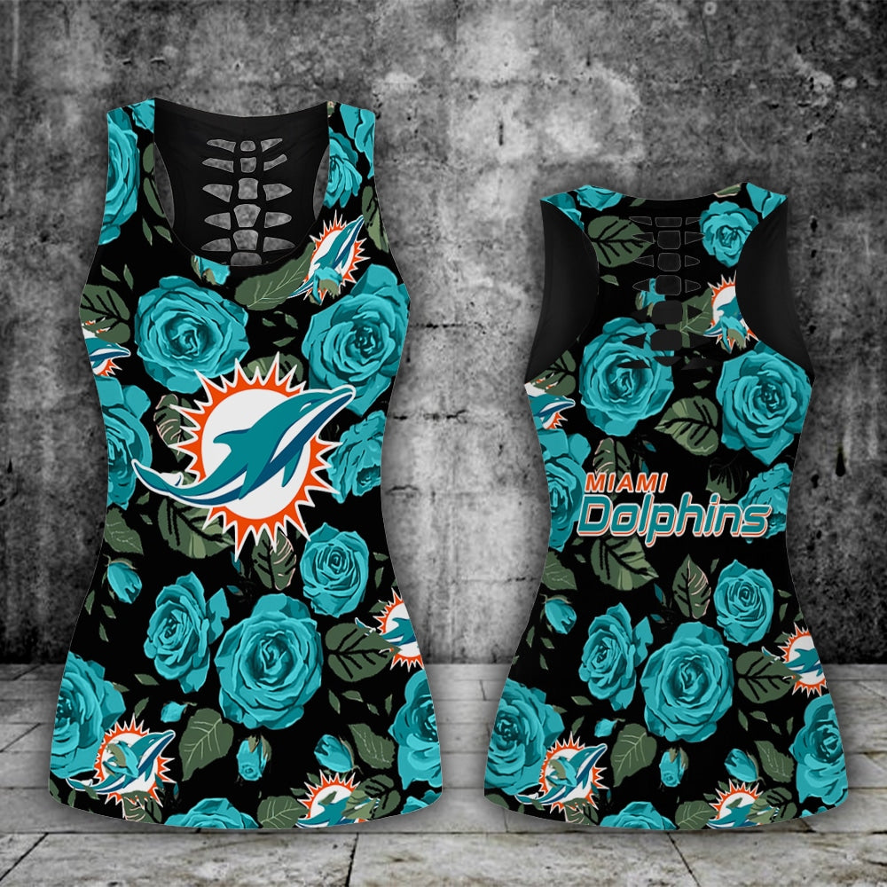 Miami Dolphins Leggings And Tank Top BG157