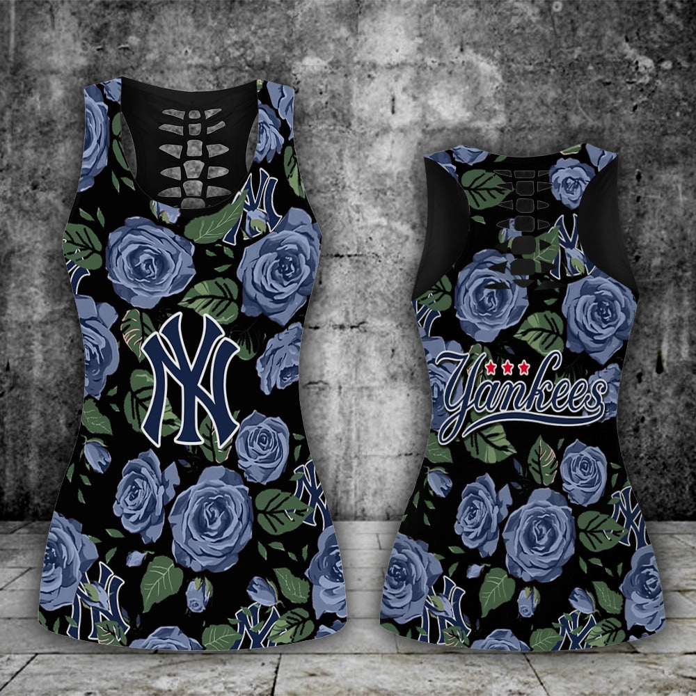 New York Yankees Leggings And Tank Top BG158