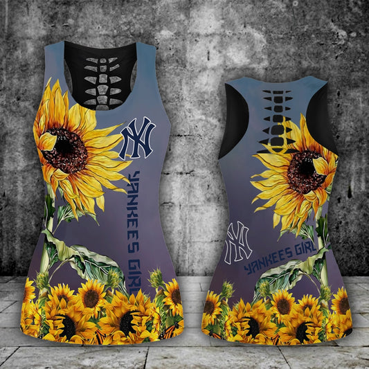 New York Yankees Personalized Leggings And Tank Top BG164